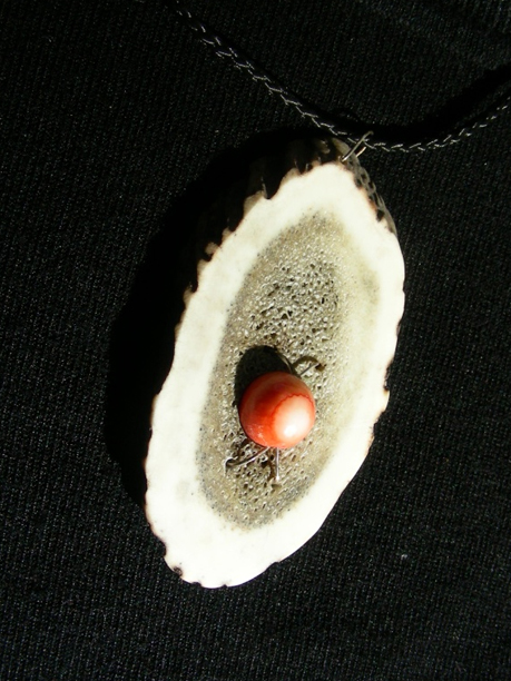Schmuck aus Rothirschgeweih Made by Dr. Scheibe