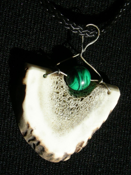 Schmuck aus Rothirschgeweih Made by Dr. Scheibe