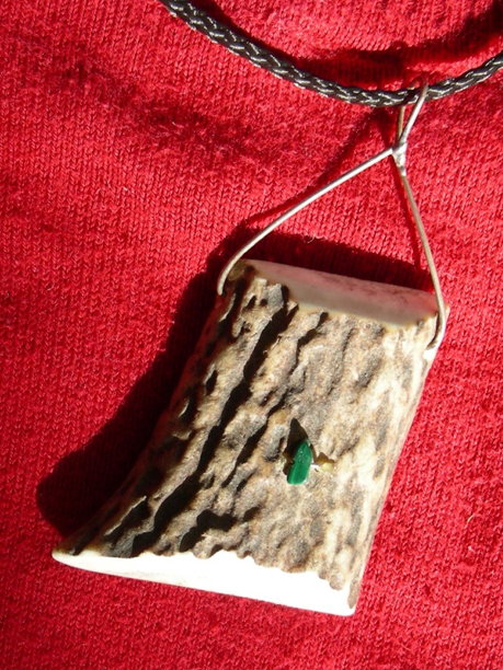 Schmuck aus Rothirschgeweih Made by Dr. Scheibe